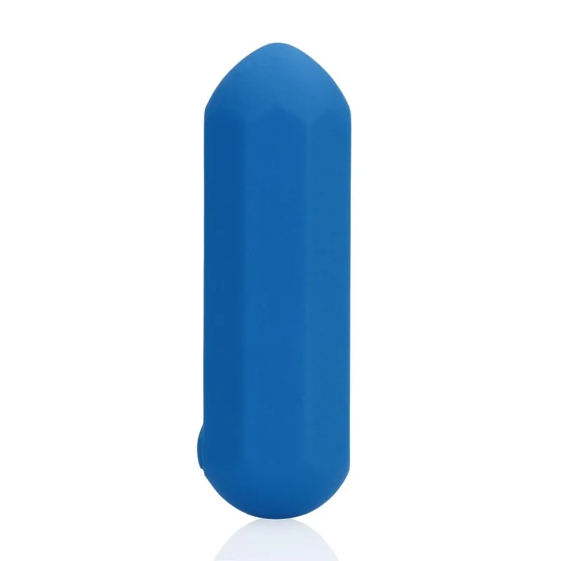 Loveline šesťhranný mini vibrátor (bullet), modrý – Obrázok 2