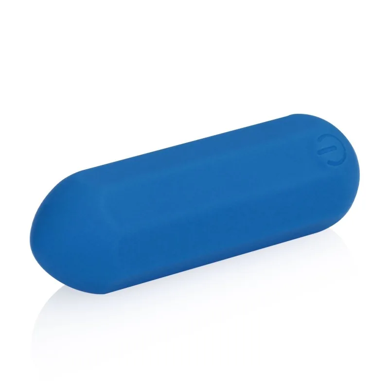 Loveline šesťhranný mini vibrátor (bullet), modrý – Obrázok 3