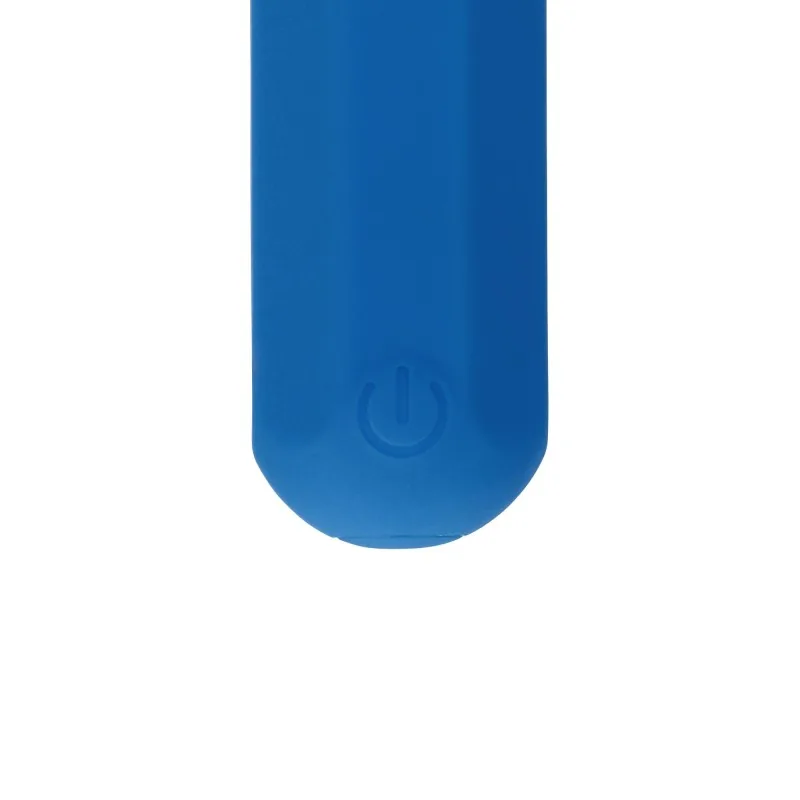 Loveline šesťhranný mini vibrátor (bullet), modrý – Obrázok 4