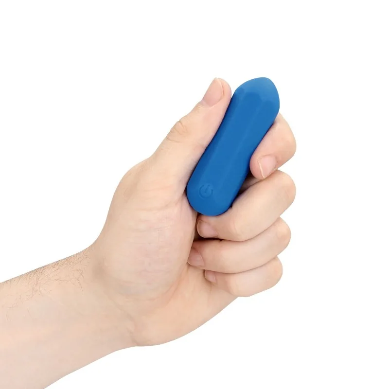 Loveline šesťhranný mini vibrátor (bullet), modrý – Obrázok 7