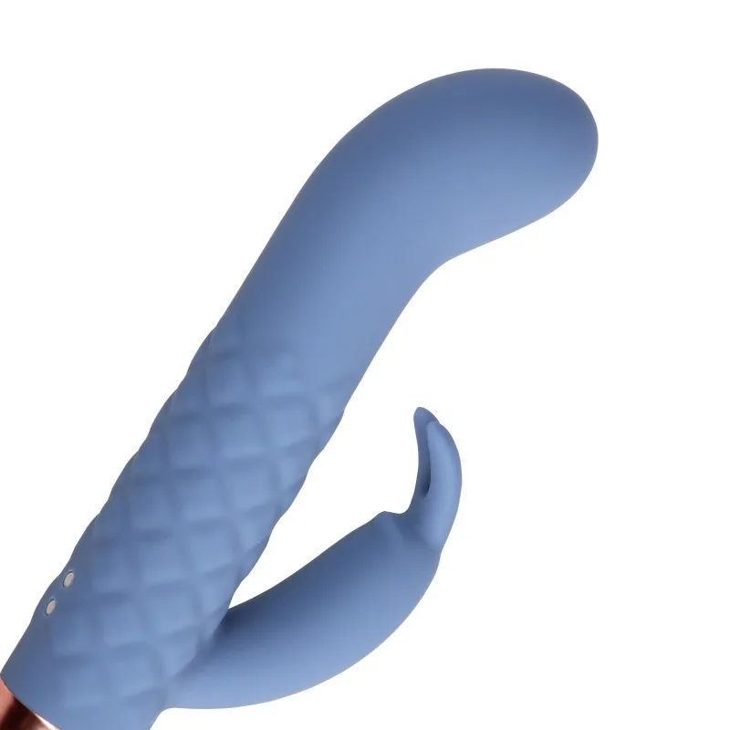Loveline mini králičí vibrátor, modrý – Obrázok 4