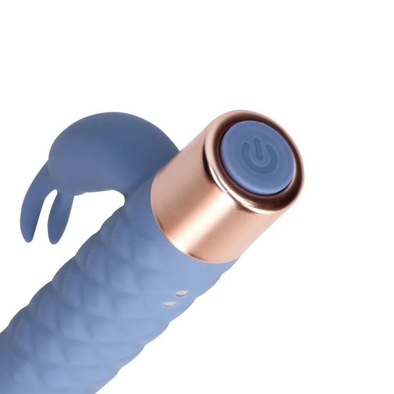 Loveline mini králičí vibrátor, modrý – Obrázok 5