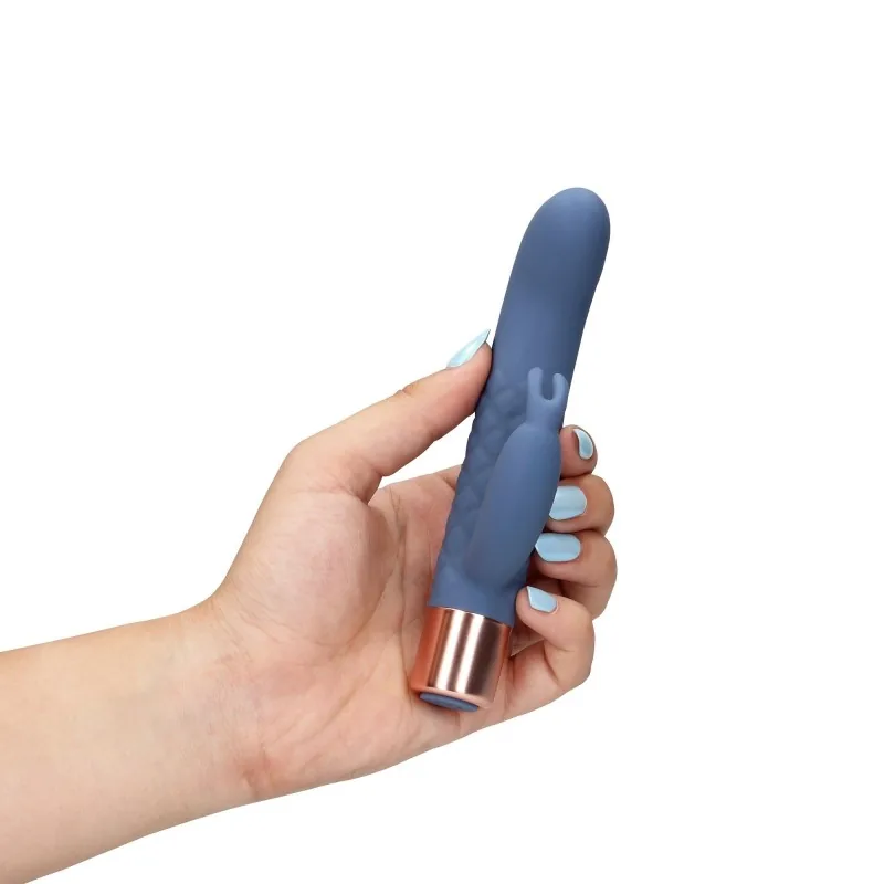 Loveline mini králičí vibrátor, modrý – Obrázok 8