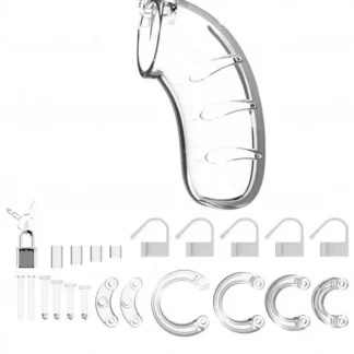 ManCage Model 03 – pás cudnosti 4,5" priehľadný