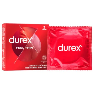 Durex Feel Thin - kondóm s prirodzeným pocitom (3 ks)