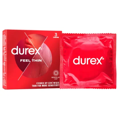 Durex Feel Thin - kondóm s prirodzeným pocitom (3 ks)
