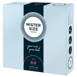 Mister Size - kondómy extra tenké - 64mm - balenie 36 ks
