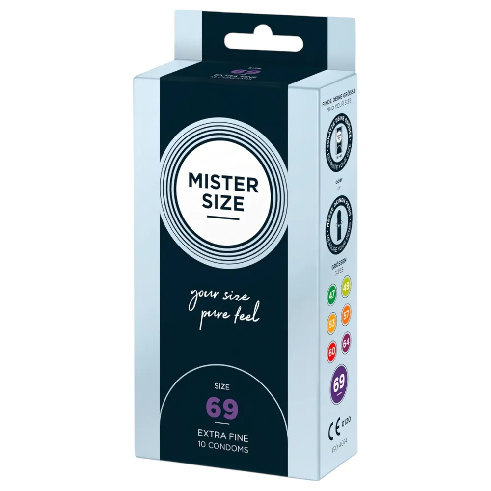 Mister Size - extra tenký kondóm - 69 mm - 10 ks