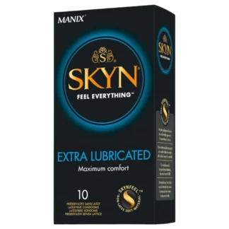 Manix SKYN Extra Lubricated - extra lubrikovaný bezlatexový kondóm (10 ks)
