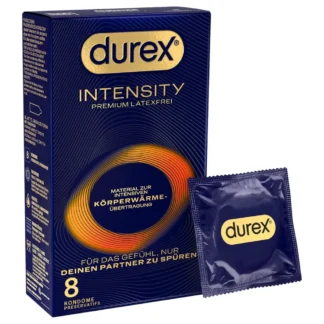 Durex Intensity - tenký, bezlatexový kondóm (8 ks)