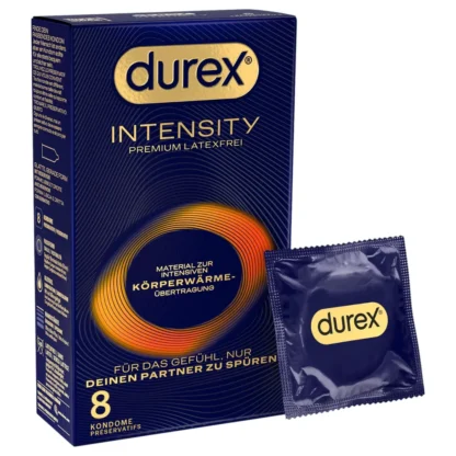 Durex Intensity - tenký, bezlatexový kondóm (8 ks)