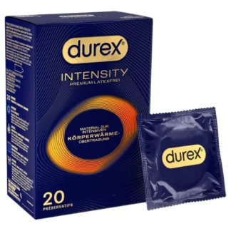 Durex Intensity - ultra tenké bezlatexové kondómy - 20 ks