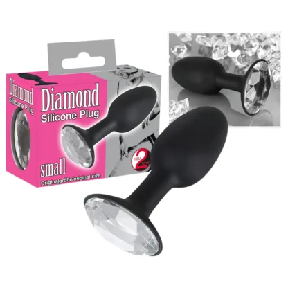 You2Toys - Diamond - silikónová análna zátka (malá)