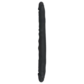 Bad Kitty - dvojité dildo - silikón - čierne