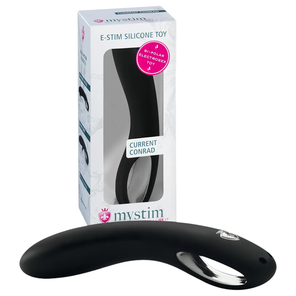 mystim Current Conrad - silikónové elektro dildo