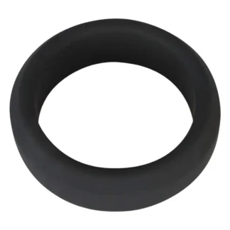 Black Velvets - erekčný krúžok hrubostenný 3,8 cm - čierny