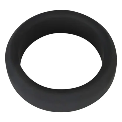 Black Velvets - erekčný krúžok hrubostenný 3,8 cm - čierny