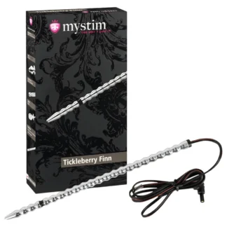 mystim Tickleberry Finn - elektro dilatátor s guľôčkami - kov