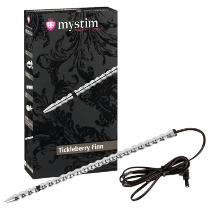 mystim Tickleberry Finn - elektro dilatátor s guľôčkami - kov