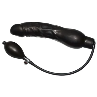 You2Toys - análna nafukovacia rozširovačka - latex čierna veľká