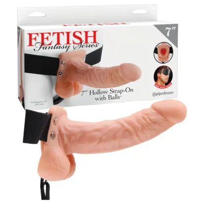 Pipedream - Fetish Strap-on 7 - nasadzovacie dildo (prírodná farba)
