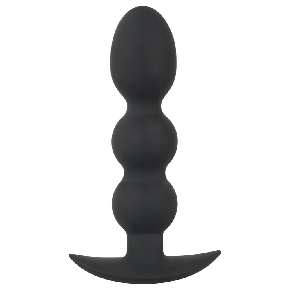 Black Velvets Heavy - análny kolík s guľou 145 g (čierny)