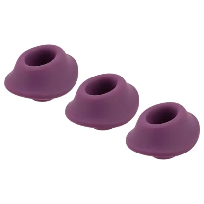 Womanizer Classic S - náhradné sacie nástavce - fialová - 3 ks