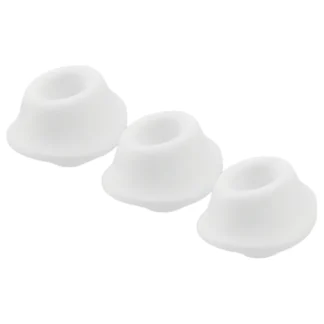 Womanizer Premium M - náhradné sacie hlavice - biele - sada 3 ks