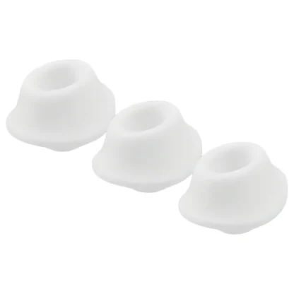 Womanizer Premium M - náhradné sacie hlavice - biele - sada 3 ks
