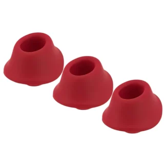 Womanizer - náhradná sacia hlavica set - červená - Premium M (3 ks)