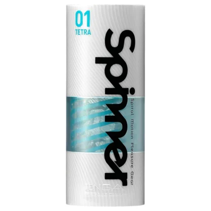 TENGA Spinner Tetra - masturbátor - priehľadný