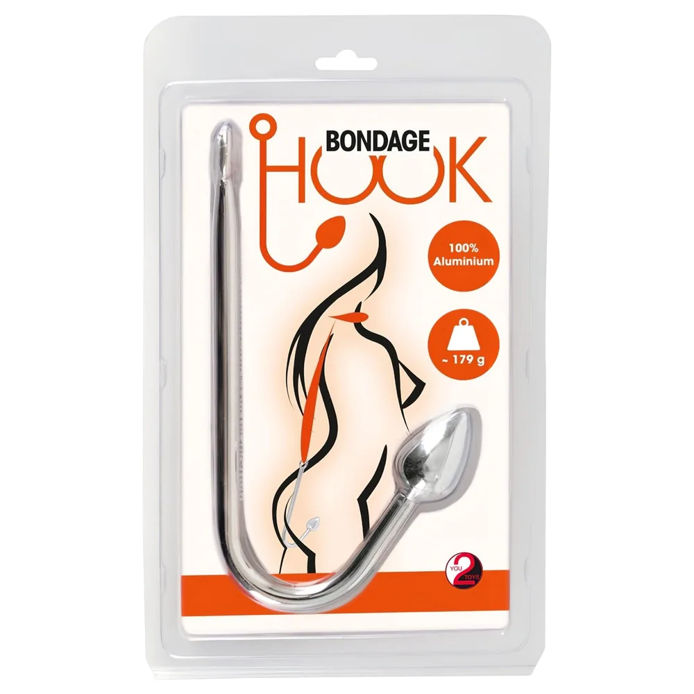 You2Toys - análny hák - hliník - strieborný - 179g