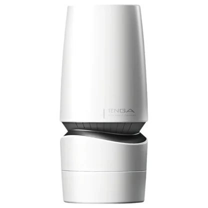 TENGA Aero - orálny masturbátor s extra silným saním - biela/strieborná