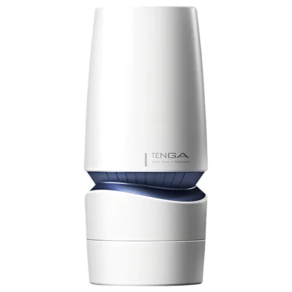 TENGA Aero - masturbátor ústa - silné sanie - bielomodrý