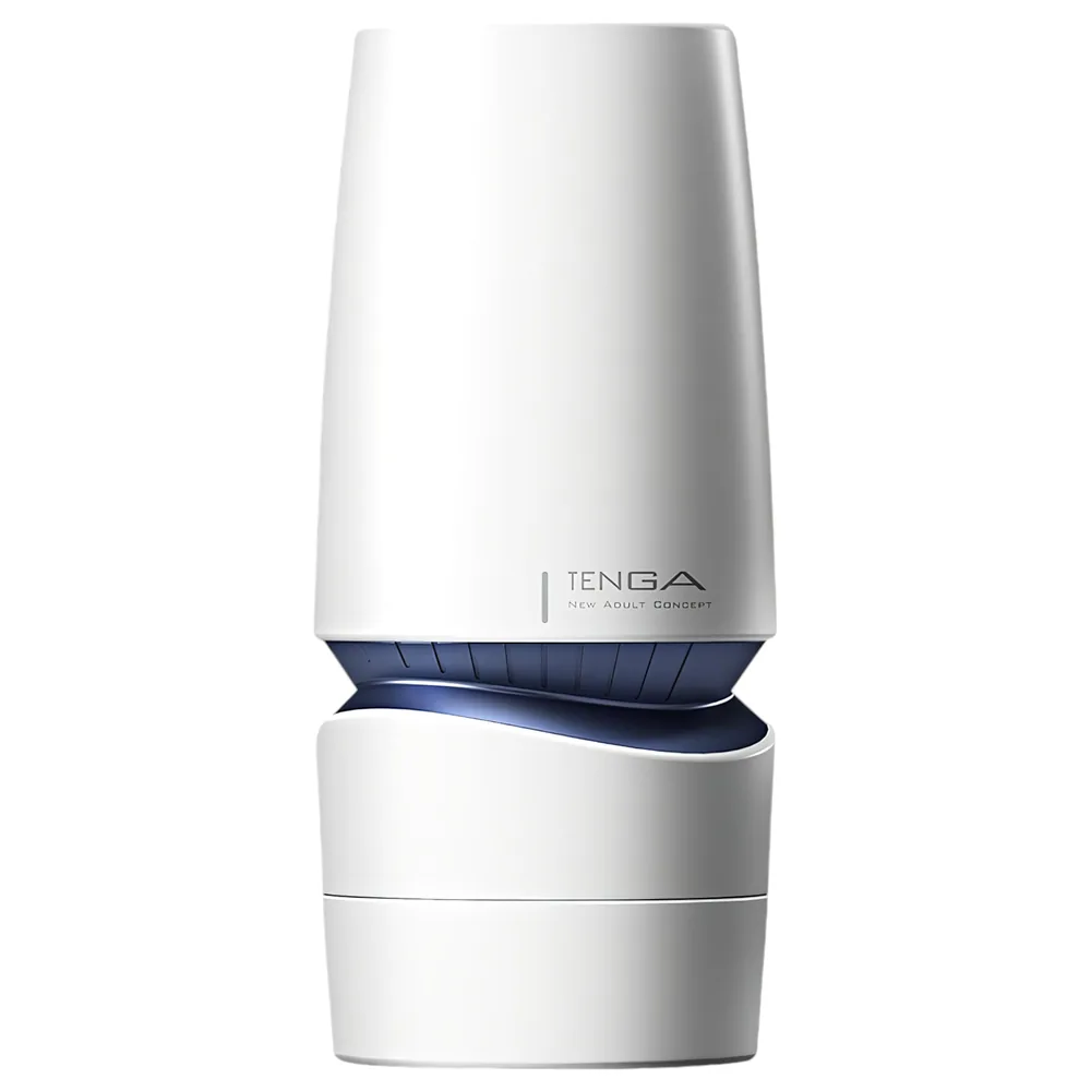TENGA Aero - masturbátor ústa - silné sanie - bielomodrý