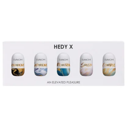 Svakom Hedy X Mixed - masturbačné vajíčka set 5 ks