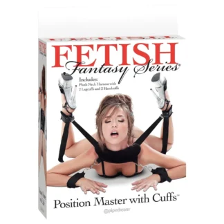 Pipedream - Fetish Position Master - BDSM bondage súprava (čierna)