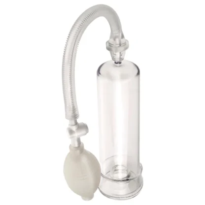 Pipedream - Pump Worx Beginner's - priehľadná vákuová pumpa na penis (19 cm)