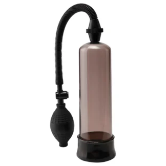 Pipedream - Pump Worx Beginner's - čierna vákuová pumpa na penis (19 cm)