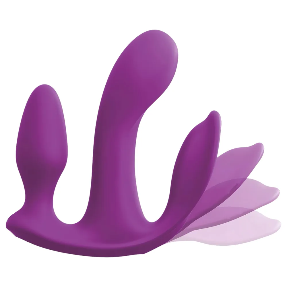 3Some Totalná extáza - akumulátorový, rádiový trojitý vibrátor (fialový) – Obrázok 3