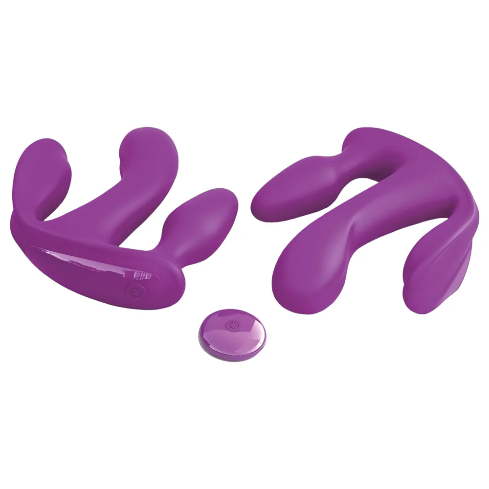 3Some Totalná extáza - akumulátorový, rádiový trojitý vibrátor (fialový) – Obrázok 7