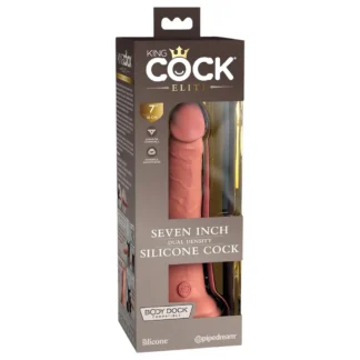 King Cock Elite - realistický dildó s prísavkou - 18 cm - telová farba