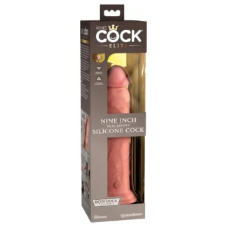 King Cock Elite 9 - realistický dildó s prísavkou - 23 cm - telová farba
