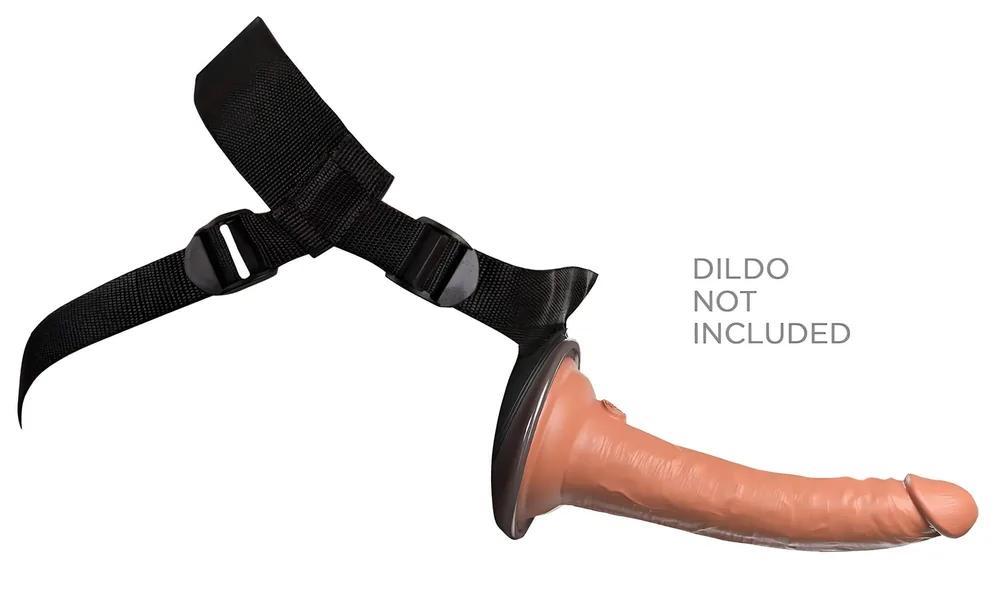 King Cock Elite - pripínací postroj s dildom - pohodlný dizajn - hnedý – Obrázok 7
