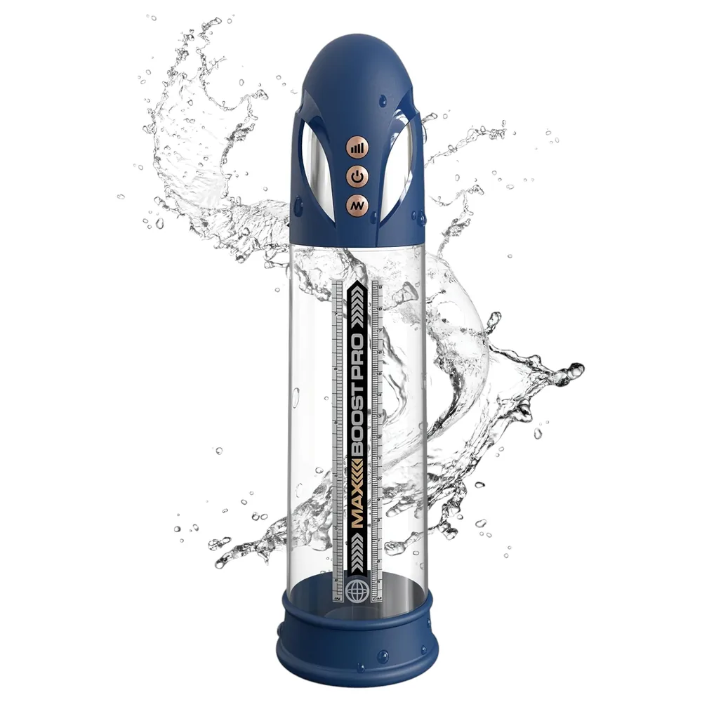 Pipedream - Pump Worx - automatická vákuová pumpa na penis (modrá)