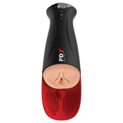 PDX Elite Fuck-O-Matic Pro XL automatický sací masturbátor - čierny