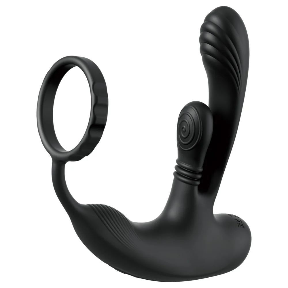 Anal Fantasy Ass-Gasm IntiMotion - análny a prostatický vibrátor (čierny)