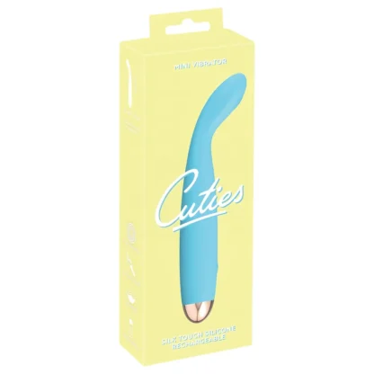 Cuties Mini - vibrátor na G bod - akumulátorový, vodotesný - tyrkysový