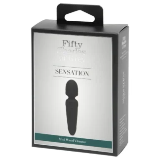 Fifty Shades of Grey - mini masážna hlavica - čierna