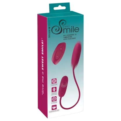 Smile - vibračné vajíčko duo - stimulátor anál a vagína